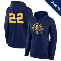 Women's Zeke Nnaji # 22 Denver Nuggets Stellar Player Navy Pullover Hoodie Women's Zeke Nnaji # 22 Denver Nuggets Stellar Player Navy Pullover Hoodie