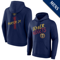 Men's Michael Porter Jr # 1 Denver Nuggets Hustle Navy Pullover Hoodie Men's Michael Porter Jr # 1 Denver Nuggets Hustle Navy Pullover Hoodie