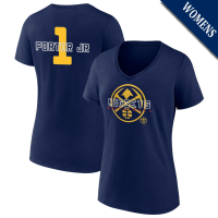 Women's Michael Porter Jr # 1 Denver Nuggets Stellar Player V-Neck Navy T-Shirt Women's Michael Porter Jr # 1 Denver Nuggets Stellar Player V-Neck Navy T-Shirt