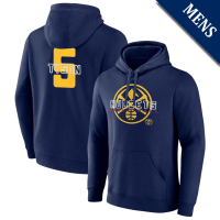 Men's Hunter Tyson # 5 Denver Nuggets Stellar Player Navy Pullover Hoodie