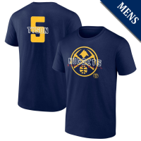 Men's Hunter Tyson # 5 Denver Nuggets Stellar Player Navy T-Shirt