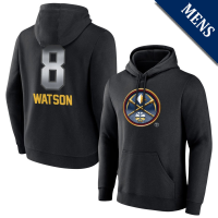 Men's Peyton Watson # 8 Denver Nuggets Midnight Mascot Player Black Pullover Hoodie Men's Peyton Watson # 8 Denver Nuggets Midnight Mascot Player Black Pullover Hoodie