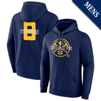 Men's Peyton Watson # 8 Denver Nuggets Stellar Player Navy Pullover Hoodie