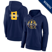 Women's Peyton Watson # 8 Denver Nuggets Stellar Player Navy Pullover Hoodie Women's Peyton Watson # 8 Denver Nuggets Stellar Player Navy Pullover Hoodie