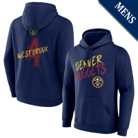 Men's Russell Westbrook # 4 Denver Nuggets Hustle Navy Pullover Hoodie Men's Russell Westbrook # 4 Denver Nuggets Hustle Navy Pullover Hoodie