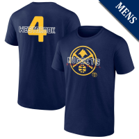 Men's Russell Westbrook # 4 Denver Nuggets Stellar Player Navy T-Shirt