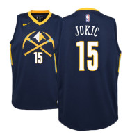 Youth 2017-18 Season Nikola Jokic Denver Nuggets #15 City Edition Navy Swingman Jersey Youth 2017-18 Season Nikola Jokic Denver Nuggets #15 City Edition Navy Swingman Jersey