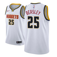 Mens 2018-19 Season Malik Beasley Denver Nuggets #25 Association White Jersey