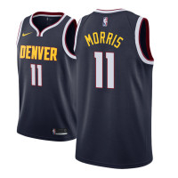 Men NBA 2018-19 Monte Morris Denver Nuggets #11 Icon Edition Navy Jersey