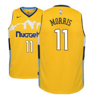 Youth NBA 2018-19 Monte Morris Denver Nuggets #11 Statement Gold Jersey