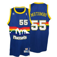 Dikembe Mutombo Denver Nuggets Throwback Swingman Jersey