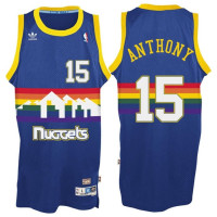 Carmelo Anthony Denver Nuggets #15 Soul Swingman Home Blue Jersey Carmelo Anthony Denver Nuggets #15 Soul Swingman Home Blue Jersey