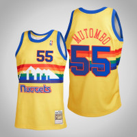 Denver Nuggets Dikembe Mutombo 1991-92 Reload 2.0 Hardwood Classics Jersey Yellow