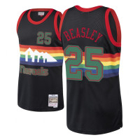 Malik Beasley Denver Nuggets #25 Black Hardwood Classics Christmas Swingman Jersey