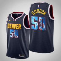 Denver Nuggets Aaron Gordon Navy Perfect 50 Best Dunker Jersey