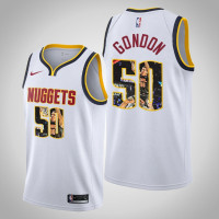 Denver Nuggets Aaron Gordon White Mr.50 Slam Dunk Jersey