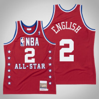 Denver Nuggets Alex English #2 Red 1988 NBA All-Star Swingman Jersey