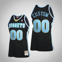 Mens Denver Nuggets Custom #00 Black Reload 2.0 Jersey