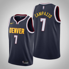 Mens 2020-21 Denver Nuggets Facundo Campazzo #7 Navy Icon Jersey