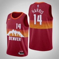 2020-21 Denver Nuggets Gary Harris #14 Red City Jersey