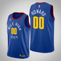 2020-21 Denver Nuggets Markus Howard #00 Blue Statement Jersey 2020-21 Denver Nuggets Markus Howard #00 Blue Statement Jersey