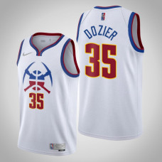 2020-21 Denver Nuggets PJ Dozier #35 White Earned Jersey