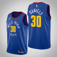2020-21 Denver Nuggets Troy Daniels #30 Statement Jordan Brand Blue Jersey
