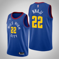 Mens Denver Nuggets Zeke Nnaji #22 Blue Statement 2020 NBA Draft Jersey