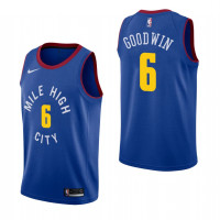Men NBA 2018-19 Brandon Goodwin Denver Nuggets #6 Statement Blue Jersey