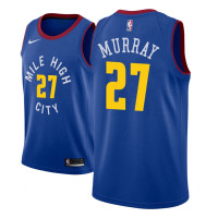 Men 2018-19 Jamal Murray Denver Nuggets #27 Statement Blue Jersey