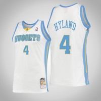 Denver Nuggets 2006 Nah'Shon Hyland Hardwood Classics Swingman Jersey White