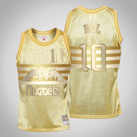 Denver Nuggets #10 Bol Bol Midas SM Limited Edition Gold Jersey