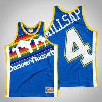 Denver Nuggets Paul Millsap #4 Royal Big Face 2.0 Jersey