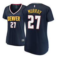 Womens 2018-19 Jamal Murray Denver Nuggets #27 Icon Edition Navy Replica Jersey