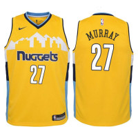 Youth 2017-18 Season Jamal Murray Denver Nuggets #27 Statement Gold Swingman Jersey Youth 2017-18 Season Jamal Murray Denver Nuggets #27 Statement Gold Swingman Jersey