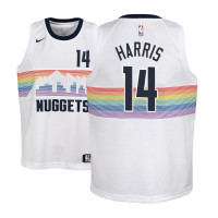 Youth NBA 2018-19 Gary Harris Denver Nuggets #14 City Edition White Jersey