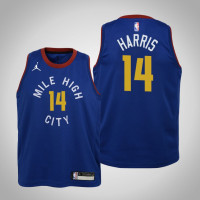 Youth Gary Harris Denver Nuggets #14 Statement Blue 2021 Season Jersey