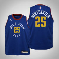 Youth Isaiah Hartenstein Denver Nuggets #25 Statement Blue 2021 Season Jersey