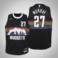 Youth Jamal Murray Nuggets #27 City Black 2020 Season Jersey