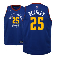 Youth 2018-19 Malik Beasley Denver Nuggets #25 Statement Blue Jersey Youth 2018-19 Malik Beasley Denver Nuggets #25 Statement Blue Jersey