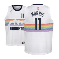 Youth NBA 2018-19 Monte Morris Denver Nuggets #11 City Edition White Jersey